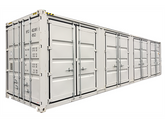 40ft High Cube Container with 4 Side Doors